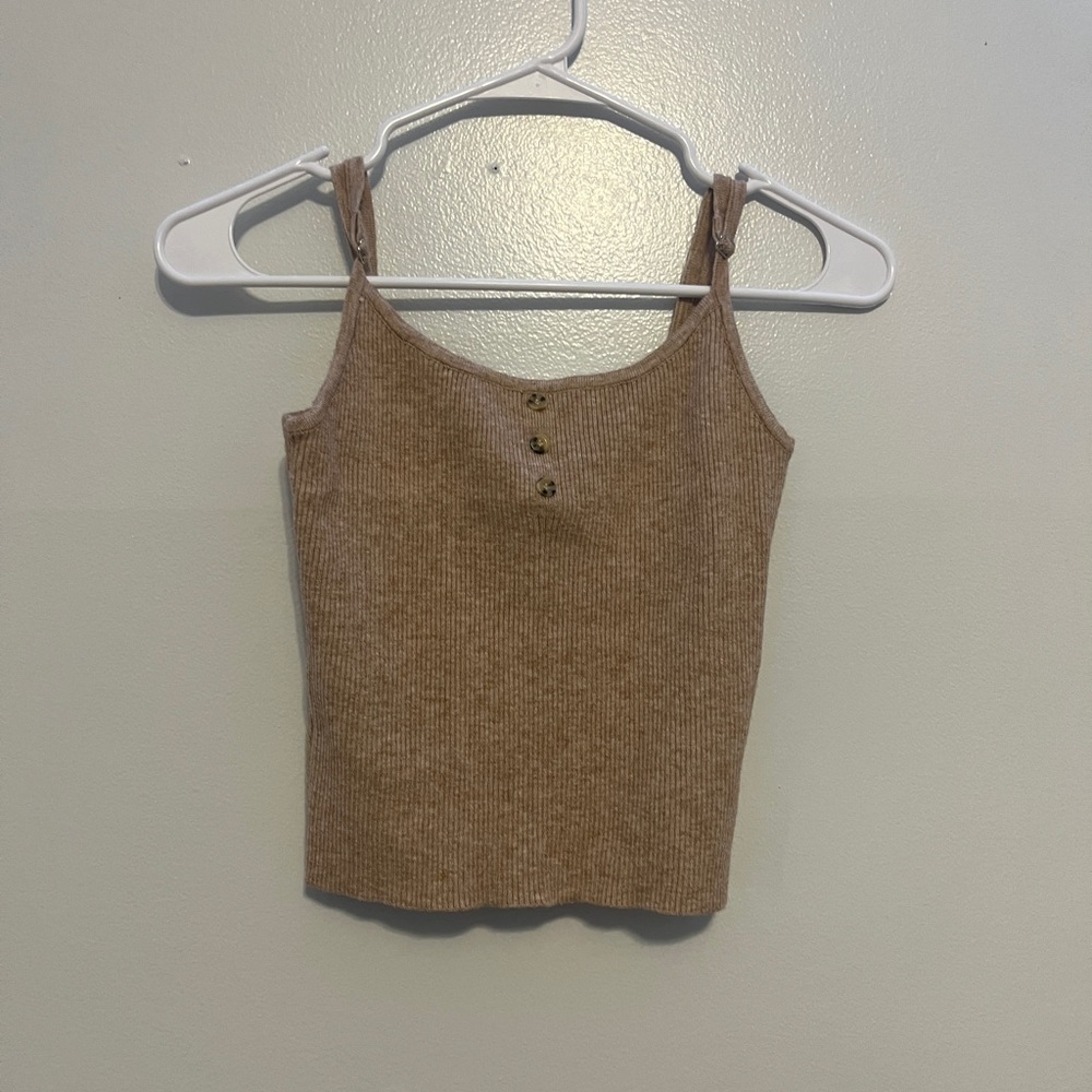 tan crop top